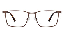 Load image into Gallery viewer, Brown Rectangle Full Rim Unisex Eyeglasses by John Jacobs-151245