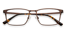 Load image into Gallery viewer, Brown Rectangle Full Rim Unisex Eyeglasses by John Jacobs-151245