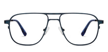 Load image into Gallery viewer, Blue Rectangle Full Rim Unisex Eyeglasses by John Jacobs-151248
