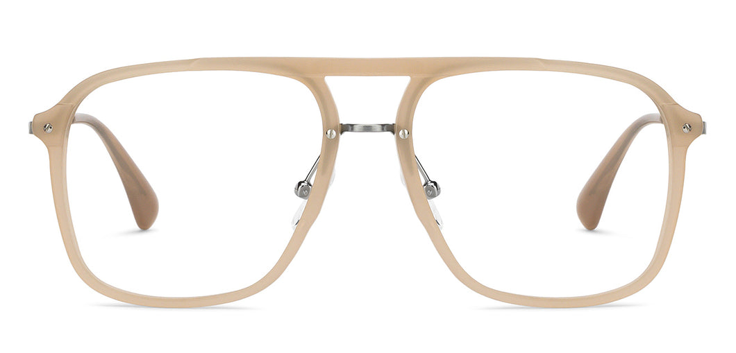 Brown Wayfarer Full Rim Unisex Eyeglasses by John Jacobs-152253