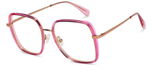 Load image into Gallery viewer, Pink Wayfarer Full Rim Unisex Eyeglasses by John Jacobs-152256