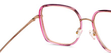 Load image into Gallery viewer, Pink Wayfarer Full Rim Unisex Eyeglasses by John Jacobs-152256