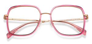 Pink Wayfarer Full Rim Unisex Eyeglasses by John Jacobs-152256