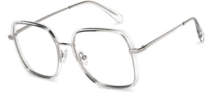 Transparent Wayfarer Full Rim Unisex Eyeglasses by John Jacobs-152258