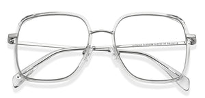 Transparent Wayfarer Full Rim Unisex Eyeglasses by John Jacobs-152258