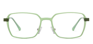 Green Square Full Rim Unisex Eyeglasses by John Jacobs-152065