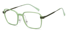 Load image into Gallery viewer, Green Square Full Rim Unisex Eyeglasses by John Jacobs-152065