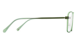 Green Square Full Rim Unisex Eyeglasses by John Jacobs-152065