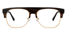Load image into Gallery viewer, Brown Square Full Rim Unisex Eyeglasses by John Jacobs-201666