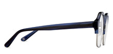 Load image into Gallery viewer, Blue Hexagonal Full Rim Unisex Eyeglasses by John Jacobs-201668