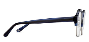 Blue Hexagonal Full Rim Unisex Eyeglasses by John Jacobs-201668