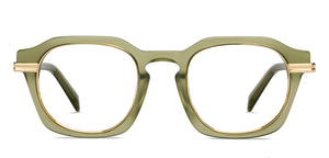 Green Square Full Rim Women Eyeglasses by John Jacobs-211181