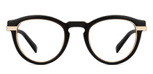 Load image into Gallery viewer, Black Round Full Rim Women Eyeglasses by John Jacobs-211183