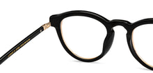 Load image into Gallery viewer, Black Round Full Rim Women Eyeglasses by John Jacobs-211183