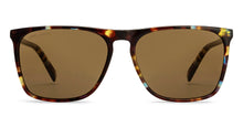 Load image into Gallery viewer, Tortoise Rectangle Full Rim Unisex Sunglasses by John Jacobs-211713