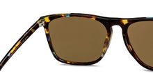 Load image into Gallery viewer, Tortoise Rectangle Full Rim Unisex Sunglasses by John Jacobs-211713
