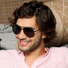 Load image into Gallery viewer, Black Aviator Full Rim Unisex Sunglasses by John Jacobs-127313