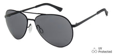 Load image into Gallery viewer, Black Aviator Full Rim Unisex Sunglasses by John Jacobs-127313