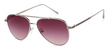 Load image into Gallery viewer, Gunmetal Aviator Full Rim Unisex Sunglasses by John Jacobs-148397