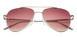 Gunmetal Aviator Full Rim Unisex Sunglasses by John Jacobs-148397