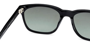 Black Wayfarer Full Rim Unisex Sunglasses by John Jacobs-137126