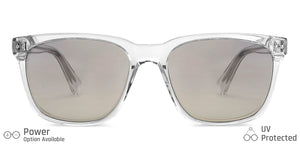 Transparent Wayfarer Full Rim Unisex Sunglasses by John Jacobs-137128