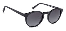 Load image into Gallery viewer, Black Round Full Rim Unisex Sunglasses by John Jacobs-134863