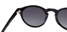 Load image into Gallery viewer, Black Round Full Rim Unisex Sunglasses by John Jacobs-134863