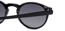 Load image into Gallery viewer, Black Round Full Rim Unisex Sunglasses by John Jacobs-134863
