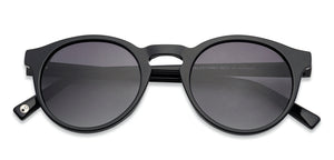 Black Round Full Rim Unisex Sunglasses by John Jacobs-134863
