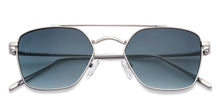 Load image into Gallery viewer, Silver Square Full Rim Unisex Sunglasses by John Jacobs-148398