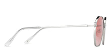 Load image into Gallery viewer, Silver Hexagonal Full Rim Women Sunglasses by John Jacobs-147676