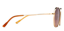 Load image into Gallery viewer, Gold Round Full Rim Unisex Sunglasses by John Jacobs-211679