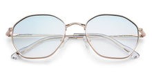Load image into Gallery viewer, Gold Hexagonal Full Rim Unisex Sunglasses by John Jacobs-148406