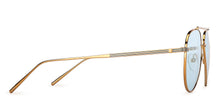 Load image into Gallery viewer, Gold Aviator Full Rim Unisex Sunglasses by John Jacobs-147903