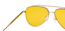 Load image into Gallery viewer, Gold Aviator Full Rim Unisex Sunglasses by John Jacobs-147904