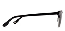 Load image into Gallery viewer, Black Clubmaster Full Rim Unisex Sunglasses by John Jacobs-203841