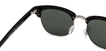 Load image into Gallery viewer, Black Clubmaster Full Rim Unisex Sunglasses by John Jacobs-203841