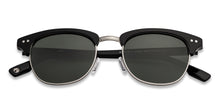 Load image into Gallery viewer, Black Clubmaster Full Rim Unisex Sunglasses by John Jacobs-203841