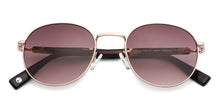 Load image into Gallery viewer, Gold Round Full Rim Unisex Sunglasses by John Jacobs-148437