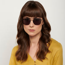 Load image into Gallery viewer, Black Hexagonal Full Rim Unisex Sunglasses by John Jacobs-203936