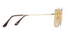Load image into Gallery viewer, Gold Hexagonal Full Rim Unisex Sunglasses by John Jacobs-148412