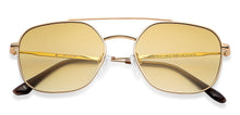 Load image into Gallery viewer, Gold Hexagonal Full Rim Unisex Sunglasses by John Jacobs-148412