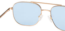 Load image into Gallery viewer, Gold Square Full Rim Unisex Sunglasses by John Jacobs-136389