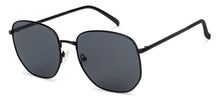 Load image into Gallery viewer, Black Hexagonal Full Rim Unisex Sunglasses by John Jacobs-136402