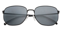 Load image into Gallery viewer, Black Hexagonal Full Rim Unisex Sunglasses by John Jacobs-136402