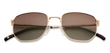 Load image into Gallery viewer, Gold Hexagonal Full Rim Unisex Sunglasses by John Jacobs-148414