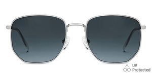 Grey Hexagonal Full Rim Unisex Sunglasses by John Jacobs-148416