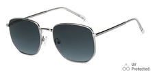 Load image into Gallery viewer, Grey Hexagonal Full Rim Unisex Sunglasses by John Jacobs-148416