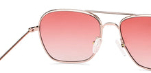 Load image into Gallery viewer, Gold Square Full Rim Women Sunglasses by John Jacobs-147680